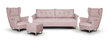 Pehme mööbli komplekt Bellezza Elite II, roosa цена и информация | Pehme mööbli komplektid | hansapost.ee