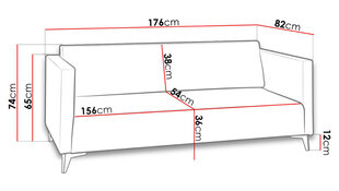 Diivan SZAFIR 3 hind ja info | Diivanvoodid ja diivanid | hansapost.ee