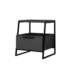 Ночной столик Kalune Design 855, темно-серый цена и информация | Ночные шкафы | hansapost.ee