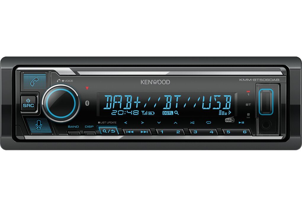 Autoraadio Kenwood KMM-BT506DAB цена и информация | Autoraadiod, multimeedia | hansapost.ee