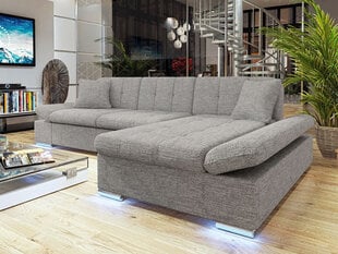 Угловой диван-кровать MALWI + LED цена и информация | Диваны | hansapost.ee