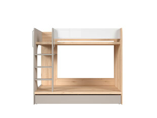Кровать Namek, 80x180 см, коричневая/белая/серая цена и информация | Детские кровати | hansapost.ee