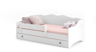 Детская кровать ADRK Furniture Emka U2, 80x160 см, белая цена и информация | Детские кровати | hansapost.ee
