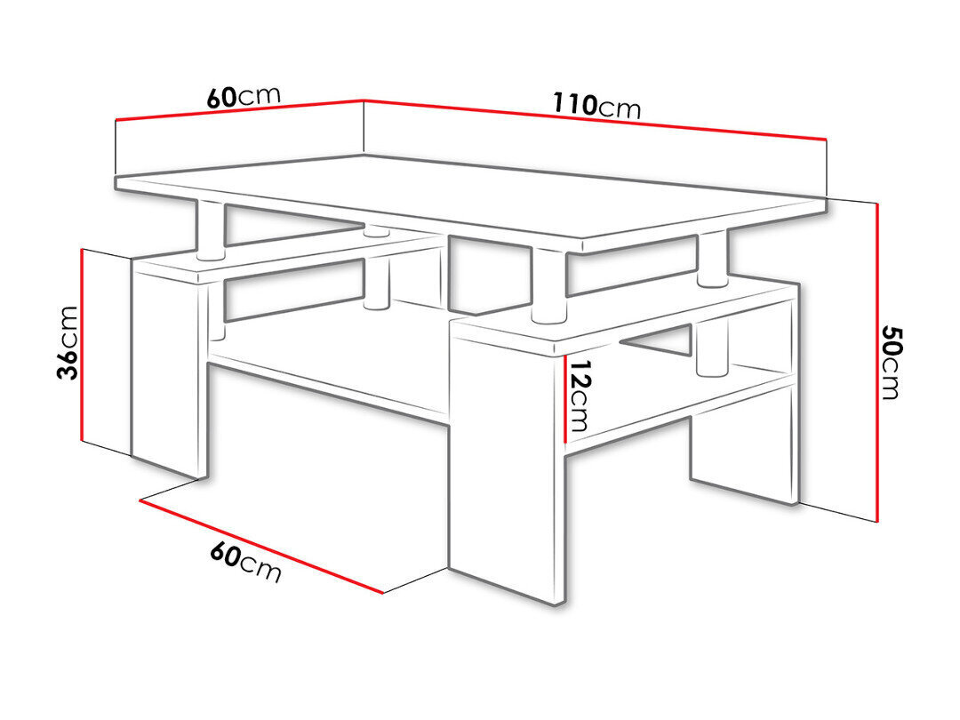 Diivanilaud Cube hind ja info | Diivanilauad | hansapost.ee