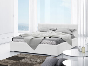 Voodi Vento 160x200 cm ülestõstetava voodipõhjaga, valge hind ja info | Voodid | hansapost.ee