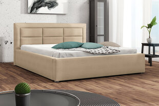 Кровать Clasic 140x200 см с выдвижным основанием, бежевая цена и информация | Кровати | hansapost.ee