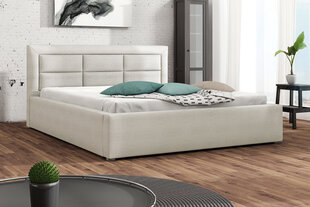 Кровать Clasic 160x200 см с выдвижным основанием, серая цена и информация | Кровати | hansapost.ee