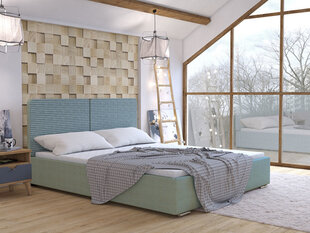 Voodi Szymek 180x200 cm ülestõstetava voodipõhjaga, roheline/muster цена и информация | Кровати | hansapost.ee