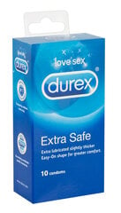Kondoomid Durex Extra Safe, 10 tk. hind ja info | Kondoomid | hansapost.ee