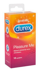 Kondoomid Durex Pleasure Me, 10 tk. hind ja info | Kondoomid | hansapost.ee