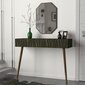 Konsoollaua ja peegli komplekt Kalune Design Forest Aynali, pruun/tumeroheline hind ja info | Konsoollauad | hansapost.ee