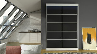Шкаф с раздвижными дверями Lino IV + LED подсветка цена и информация | Шкафы | hansapost.ee