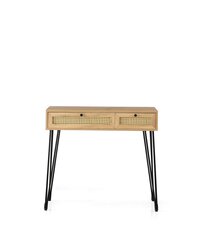 Письменный стол Kalune Design 854, 79 см, светло-коричневый/черный цена и информация | Столы-консоли | hansapost.ee