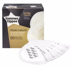 Tommee Tippee вкладыши для грудного вскармливания, 50 штук цена и информация | Tommee Tippee Товары для мам | hansapost.ee