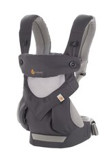 Kandekott Ergobaby 360 Cool Air BC360PBLKGRY, carbon grey price and information | Belly bags, carrier bags | hansapost.ee