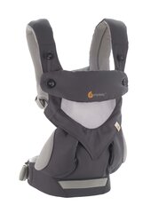 Kandekott Ergobaby 360 Cool Air BC360PBLKGRY, carbon grey hind ja info | ERGObaby Beebikaubad | hansapost.ee