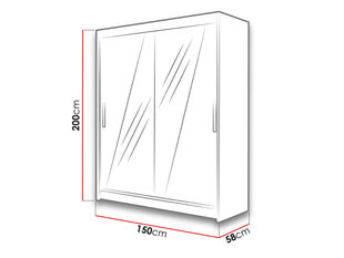 Riidekapp Westa / Presto XIV hind ja info | Kapid | hansapost.ee