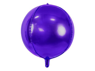 Fooliumist õhupallid Ball 40 cm, lilla hind ja info | Õhupallid | hansapost.ee