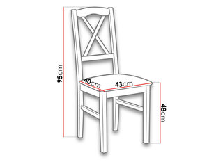 Обеденный стол + 4 стула цена и информация | Комплекты мебели для столовой | hansapost.ee