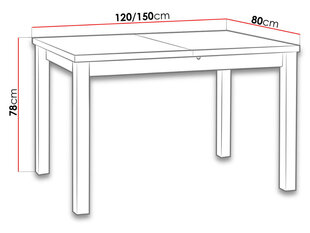 Раздвижной обеденный стол цена и информация | Кухонные и обеденные столы | hansapost.ee