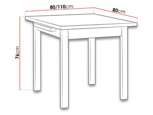 Раздвижной обеденный стол цена и информация | Кухонные и обеденные столы | hansapost.ee