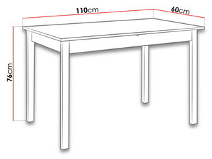 Кухонный стол в индустриальном стиле на 4 персоны цена и информация | Кухонные и обеденные столы | hansapost.ee