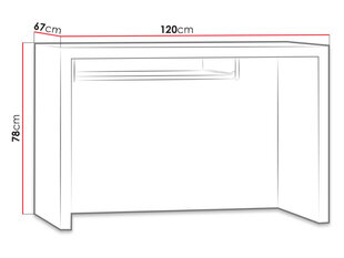 Письменный стол Vegas цена и информация | Компьютерные, письменные столы | hansapost.ee