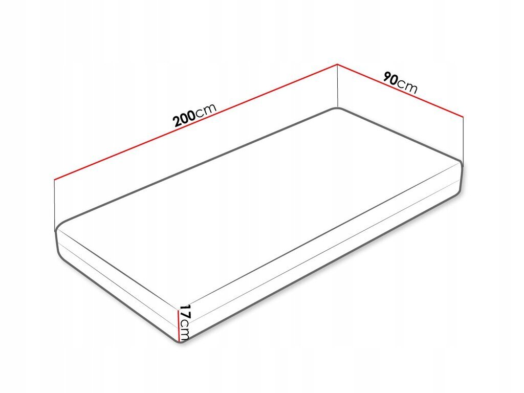 Madrats Resta 90x200 cm hind ja info | Madratsid | hansapost.ee