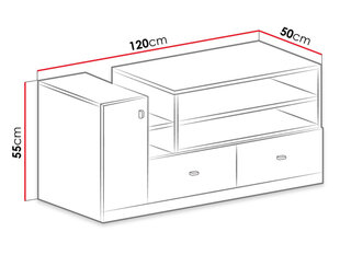 TV-alus Mobi System 12 цена и информация | Тумбы под телевизор | hansapost.ee