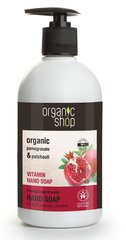 Vedelseep vitamiinidega Organic Shop 500 ml hind ja info | Seebid | hansapost.ee