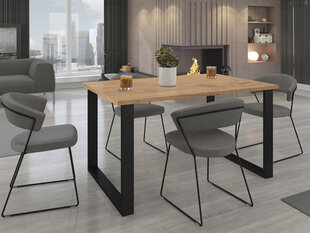 Стол Imperial, 90x138 см, коричневый цена и информация | Кухонные и обеденные столы | hansapost.ee