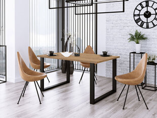 Стол Imperial, 90x185 см, коричневый цена и информация | Кухонные и обеденные столы | hansapost.ee