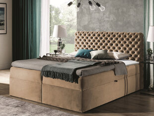 Kontinentaalvoodi CHESTERFIELD 120x200 + kattemadrats hind ja info | Voodid | hansapost.ee