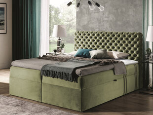 Kontinentaalvoodi CHESTERFIELD 120x200 + kattemadrats hind ja info | Voodid | hansapost.ee