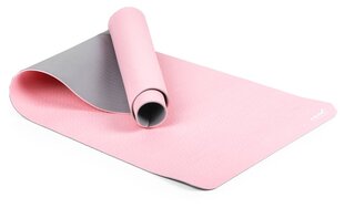 Гимнастический коврик Gymstick Vivid 170 x 60 x 0.4 см, розовый цена и информация | Коврики для йоги, фитнеса | hansapost.ee