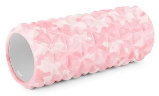 Тренировочный цилиндр - массажный ролик Gymstick Vivid 33 см, розовый цена и информация | Аксессуары для массажа | hansapost.ee