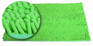 Narma mikrofiibervaip Twisty, roheline, 50 x 80 cm цена и информация | Аксессуары для ванной комнаты | hansapost.ee