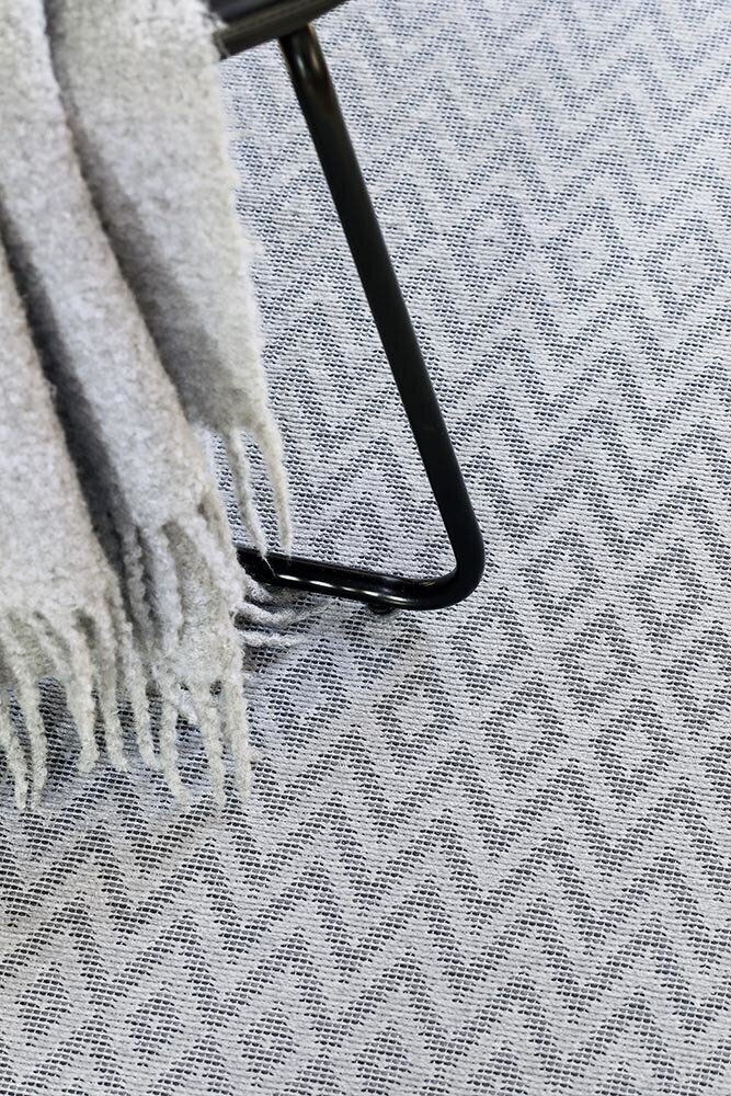 Narma kahepoolne smartWeave® šenillvaip Are, hõbedane, 70 x 140 cm цена и информация | Vaibad | hansapost.ee