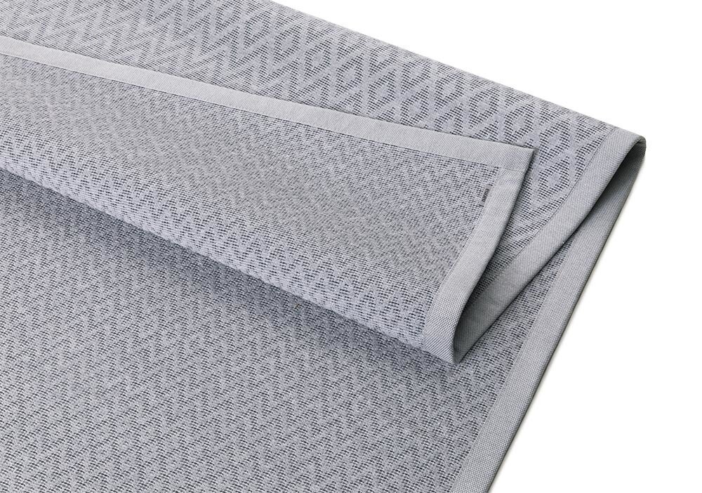 Narma kahepoolne smartWeave® šenillvaip Are, hõbedane, 70 x 140 cm цена и информация | Vaibad | hansapost.ee