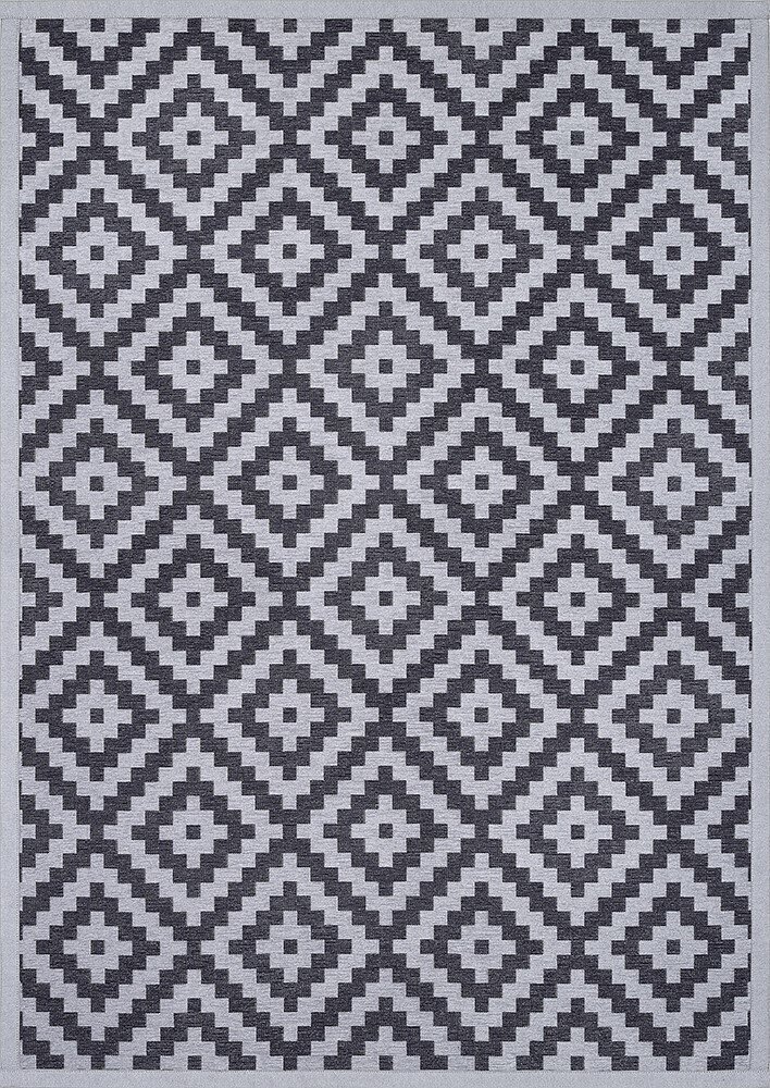 Narma kahepoolne smartWeave® šenillvaip Saka, hõbedane, 70 x 140 cm цена и информация | Vaibad | hansapost.ee