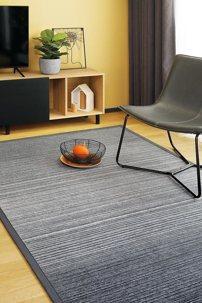 Narma kahepoolne smartWeave® šenillvaip Virve, tumehall, 70 x 140 cm цена и информация | Vaibad | hansapost.ee