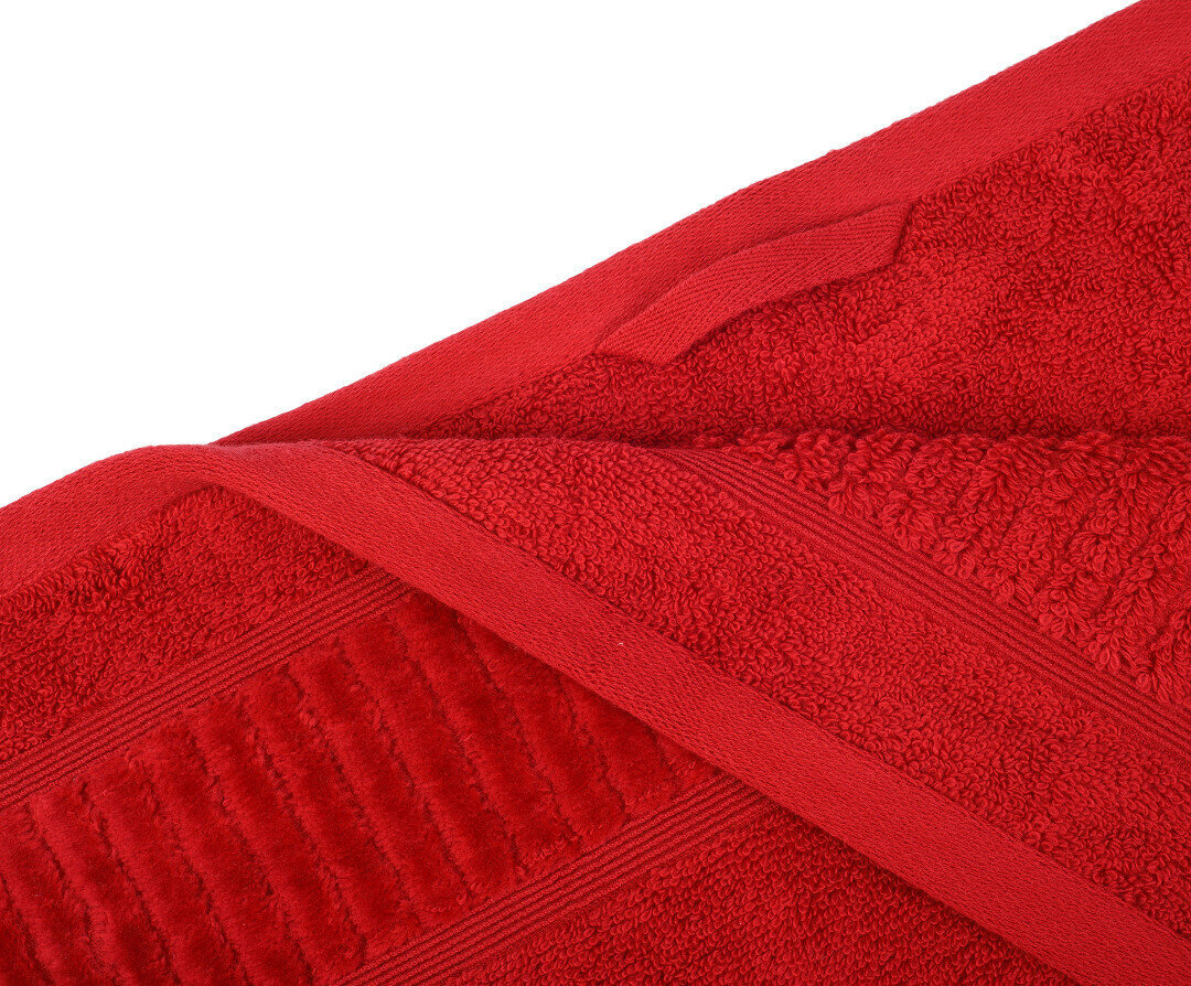 Tekstiilikompanii froteerätik BIO, puuvill, punane - erinevad suurused hind ja info | Rätikud ja saunalinad | hansapost.ee