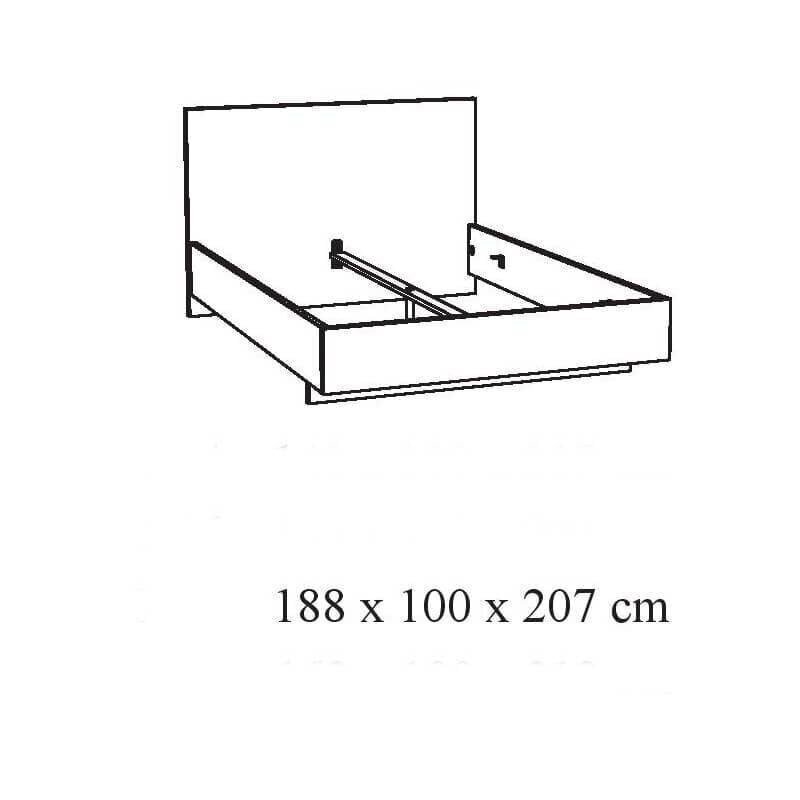 Voodi Helga, 90x200 cm hind ja info | Voodid | hansapost.ee