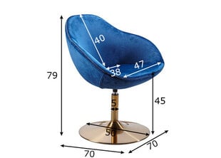 Кресло Сарин, голубое цена и информация | Кресла | hansapost.ee