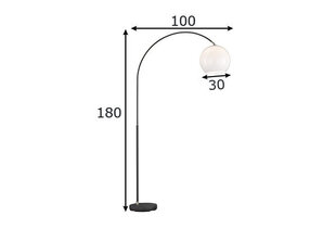 Торшер FH Lighting Arous цена и информация | Торшеры | hansapost.ee