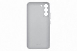 Leather Cover for Samsung Galaxy S22 Plus, Light Gray цена и информация | Чехлы для телефонов | hansapost.ee