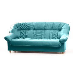 Diivan Aleksandra, 3-kohaline, kaetud kangaga, jalad - kask, Diivan Aleksandra, 3-kohaline, kaetud kangaga - sinine Inari 87, jalad - kask price and information | Sofa beds and sofas | hansapost.ee