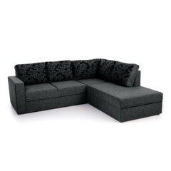 Nurgadiivanvoodi Rowena avatud nurgaga, parem, kaetud kangaga, , must Inari 100 price and information | Corner sofas and corner sofa beds | hansapost.ee