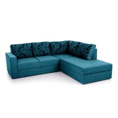 Nurgadiivanvoodi Rowena avatud nurgaga, parem, kaetud kangaga, , sinine Inari 87 price and information | Corner sofas and corner sofa beds | hansapost.ee