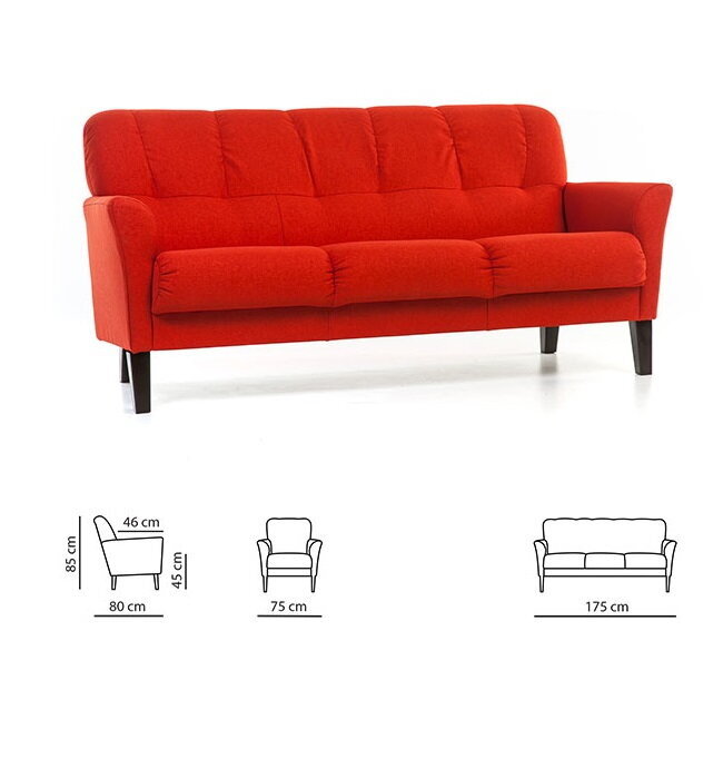 Pehme mööbli komplekt Katri 3+1, , beež Inari 22, jalad - pähkel цена и информация | Pehme mööbli komplektid | hansapost.ee